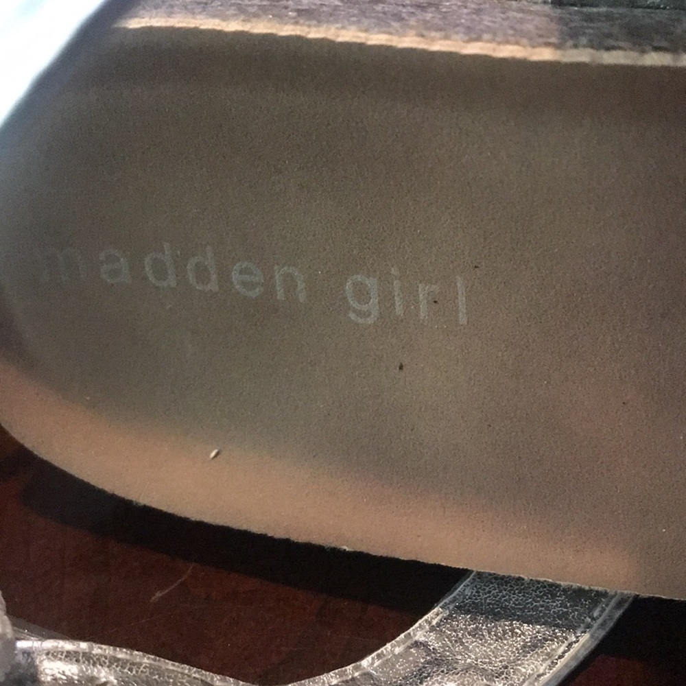 Silver bling platform sandals - Picture 4 of 6
